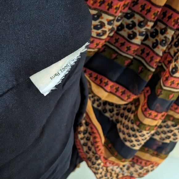 SEZANE Noeline Dress, Maya Print, Short, multicolor, size FR 40/US 8, EUC - Picture 6 of 9